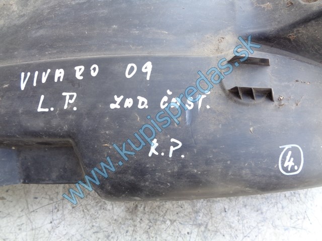 ľavý predný podblatník na opel vivaro, 8200508355